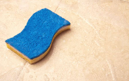 House cleaning with sponge