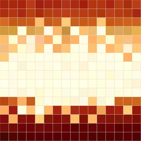 Brown seamless pattern  Pixel mosaic background with copy spaceのイラスト素材