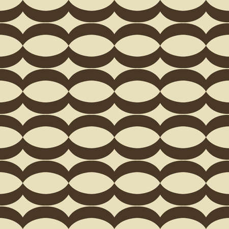 Seamless geometric background with oval shapes  Tablecloth pattern のイラスト素材