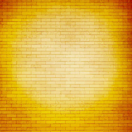 Bright orange brick wall with copy spaceのイラスト素材