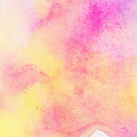 Light colorful watercolor stains. Abstract painted backgroundの写真素材