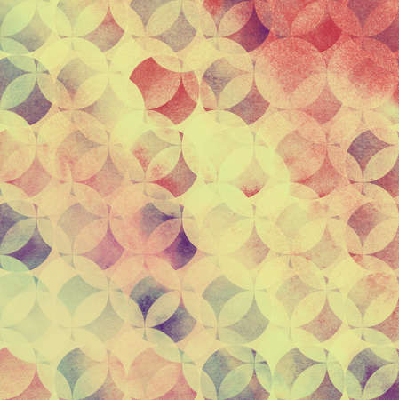 Bright watercolor background. Decorative pattern with drawn circlesの写真素材