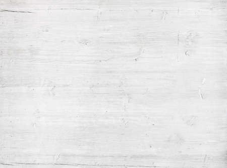 White wooden wall texture, old painted pine board.の写真素材