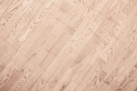 Brown parquet floor, wooden texture with diagonal planks.の写真素材