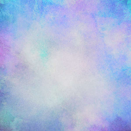 Light abstract blue, pink painted watercolor splashes background.の写真素材