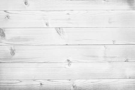 White wooden planks, tabletop, parquet floor surface. Wood textureの写真素材