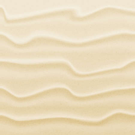 Wavy dune beach, sand background. Summer time. Space for text or message.のイラスト素材