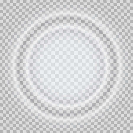 Splash circle waves, round frame, square background. Vector illustrationのイラスト素材