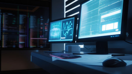 A digital healthcare records system experiencing a data breachの素材