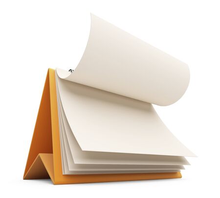office business calendar. 3D icon isolatedの写真素材
