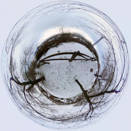 Little Planet of the viewpoint of the Pelona, ??? ?の写真素材