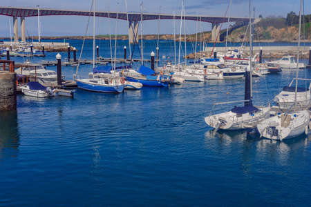Atlantic coast of Ribadeo. Province of Lugo. Galicia. Spain. Europe. Marina of Ribadeoの写真素材