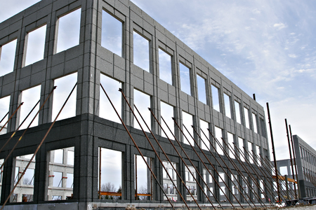 Commercial building under construction