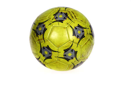 green soccer ballの写真素材