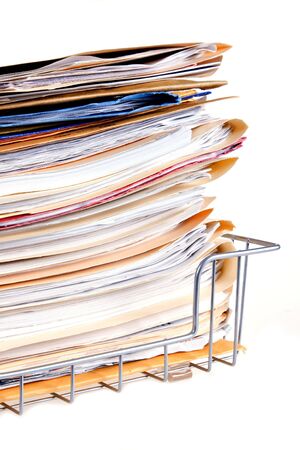 piles of document closeup
