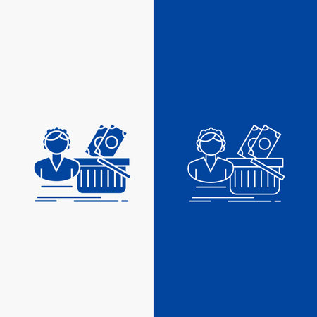 medicine, Pill, capsule, drugs, tablet Business Flow Chart Design with 3 Steps. Glyph Icon For Presentation Background Template Place for text.のイラスト素材