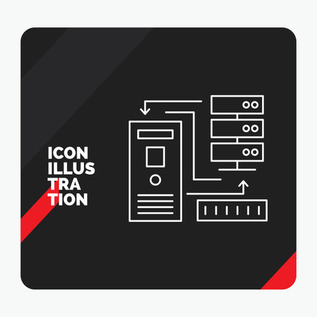 Balanced, management, measure, scorecard, strategy Glyph Icon in Carousal Pagination Slider Design & Red Download Buttonのイラスト素材