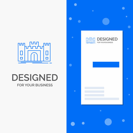 Consumption, resource, energy, factory, manufacturing Business Line Icon Symbol for your business. Turquoise Business Cards with Brand templateのイラスト素材