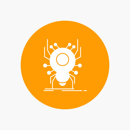 Finance, financial, growth, money, profit Glyph Icon in Mobile for Download Page. Yellow Backgroundのイラスト素材