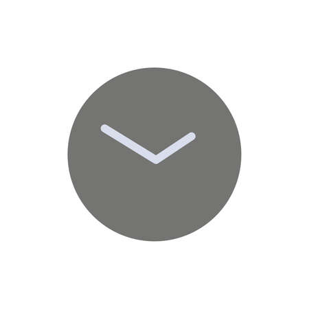 Basic, Watch, Time, Clock  Flat Color Icon. Vector icon banner Template