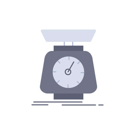 implementation, mass, scale, scales, volume Flat Color Icon Vectorのイラスト素材