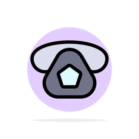 Mobile, Call, Telephone, Phone Abstract Circle Background Flat color Iconのイラスト素材
