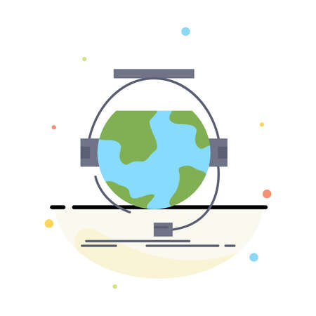 consultation, education, online, e learning, support Flat Color Icon Vectorのイラスト素材