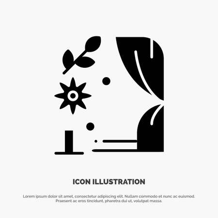 Arch, Love, Wedding, Heart solid Glyph Icon vectorのイラスト素材