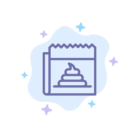 Advertising, Fake, Hoax, Journalism, News Blue Icon on Abstract Cloud Backgroundのイラスト素材