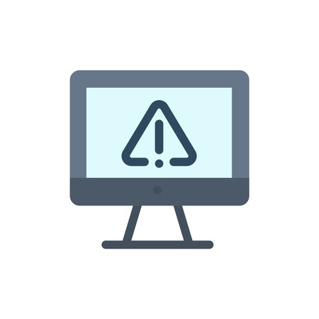 Computer, Data, Information, Internet, Security  Flat Color Icon. Vector icon banner Template