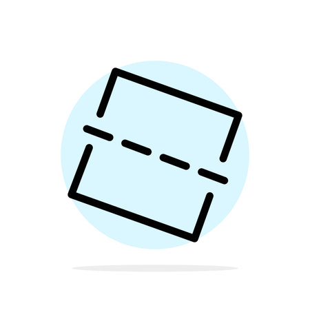 Image, Photo, Straighten Abstract Circle Background Flat color Iconのイラスト素材