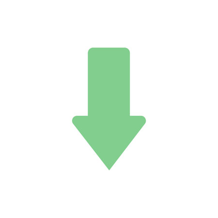 Arrow, Arrows, Down, Download  Flat Color Icon. Vector icon banner Template