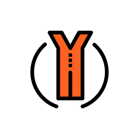 Road, Trip, Two Way, Location  Flat Color Icon. Vector icon banner Templateのイラスト素材