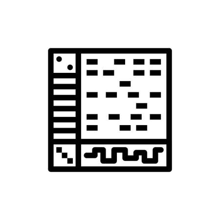 Ableton, Application, Audio, Computer, Draw  Blue and Red Download and Buy Now web Widget Card Templateのイラスト素材