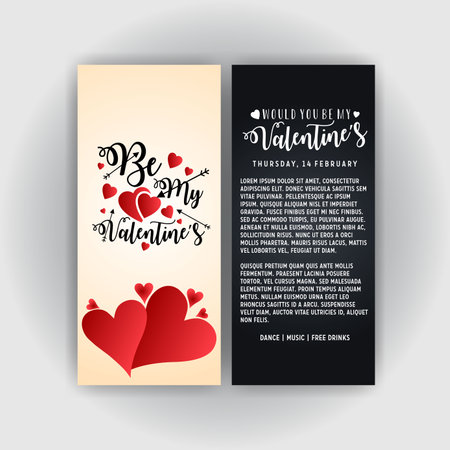 Happy Valentines Day Vectorのイラスト素材
