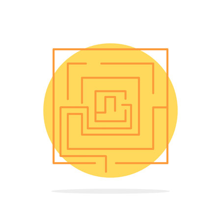 Business, Idea, Marketing, Pertinent, Puzzle Abstract Circle Background Flat color Iconのイラスト素材