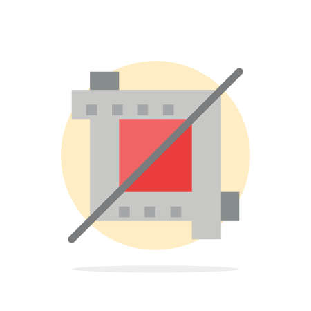 Crop, Design, Graphic Abstract Circle Background Flat color Iconのイラスト素材