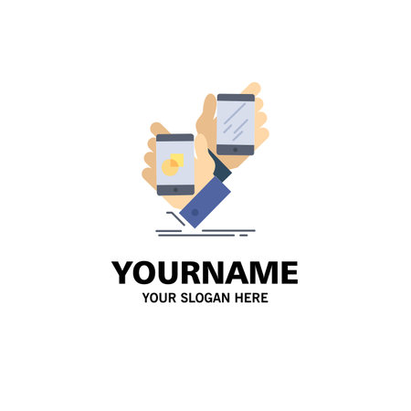 Awareness, brand, package, placement, product Flat Color Icon Vectorのイラスト素材