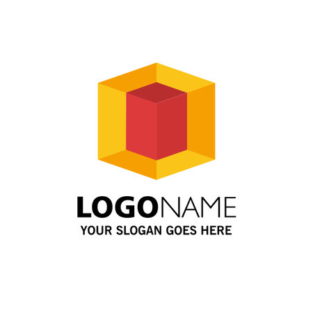 Design, Graphic, Tool Business Logo Template. Flat Colorのイラスト素材