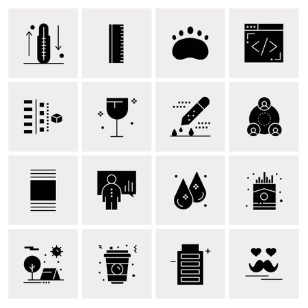 25 Universal Business Icons Vector. Creative Icon Illustration to use in web and Mobile Related project.のイラスト素材