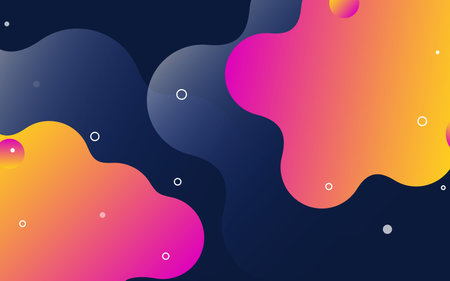 Wave with shadow. Abstract blue lines on a background Vector Illustrationのイラスト素材