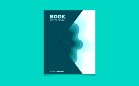 abstract Paper Cut Banner Template background. Paper cut shapes. Template for banner Vector Illustrationのイラスト素材