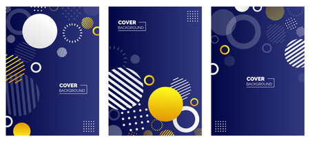 Artistic covers design. Creative colors backgrounds. Trendy futuristic design Vector Illustrationのイラスト素材