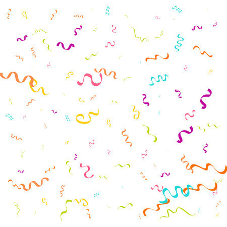 confetti concept design template holiday Happy Day. White Background Celebration Vector illustration. Vector Illustrationのイラスト素材