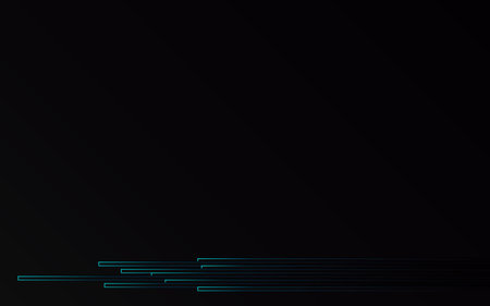 Abstract Blue light Pipe speed zoom on black background technology Vector Illustrationのイラスト素材