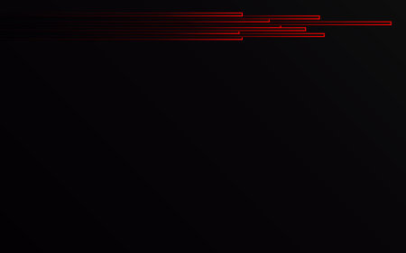 Abstract Red light Lines Pipe speed zoom on black background technology Vector Illustrationのイラスト素材