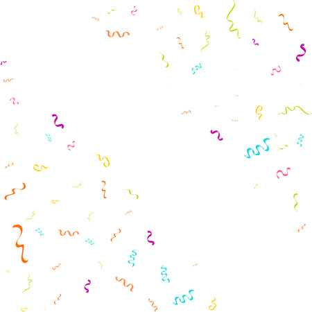 confetti concept design template holiday Happy Day. White Background Celebration Vector illustration. Vector Illustrationのイラスト素材