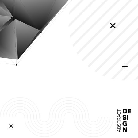 Abstract Geometric backgrounds. Polygonal vector design Vector Illustrationのイラスト素材