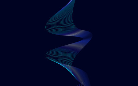 Creative line art. Vector illustration EPS 10. Design elements created using the Blend Tool Vector Illustrationのイラスト素材