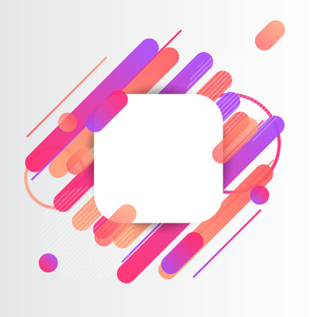 Liquid color background design. elements with fluid gradientのイラスト素材